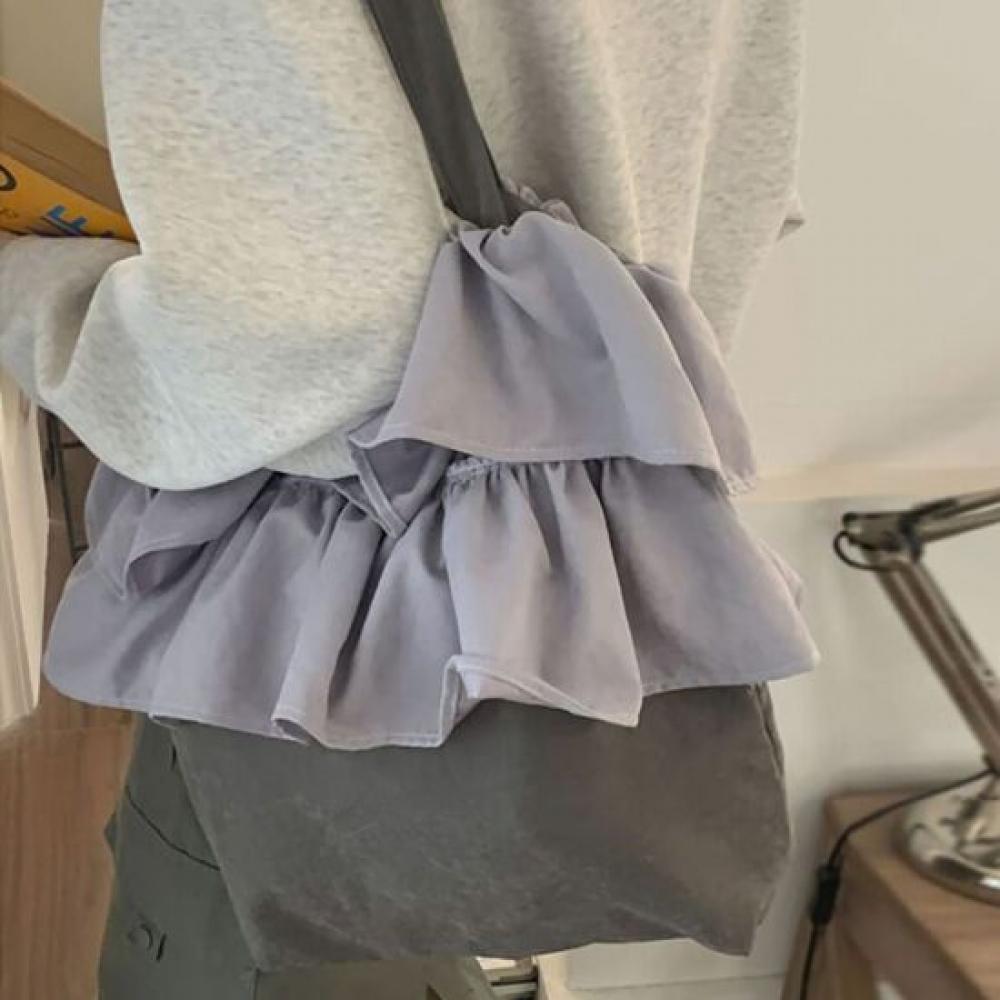 Mizqz Frill Ruffle Shoulder Bag