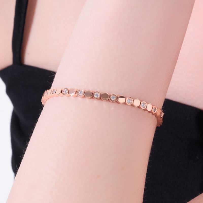 Bracciale GEIGER Jewelry Hexa Glow Rose GIBRBB003