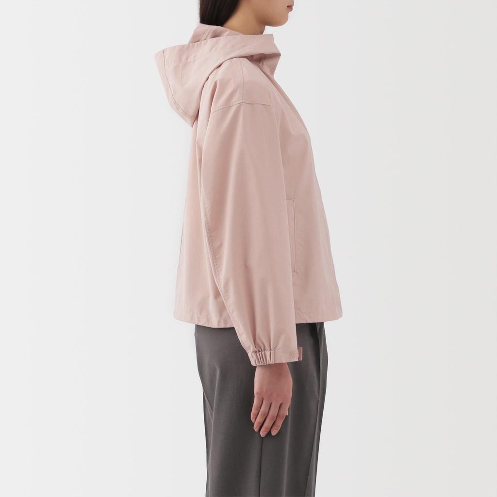 MUJI Hooded Size S Women's Water-Repellent Jacket, BD0ZVA5S, Pink,