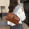 Small-scale Underarm Bag, Stylish and Retro Tote Bag, Large Capacity Commuter Bag