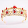Nuovo stile full diamond e multi-cristallo lusso barocco europeo lega accessori corona da sposa
