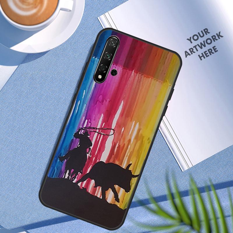 Extreme Sport Rodeo Cowboy Lasso For Huawei Nova 3i 7i 8i 11 12i 10 9 SE Y60 Y61 Y70 Y72 Y73 Y90 Y91 P20 P30 Pro P40 Lite Case