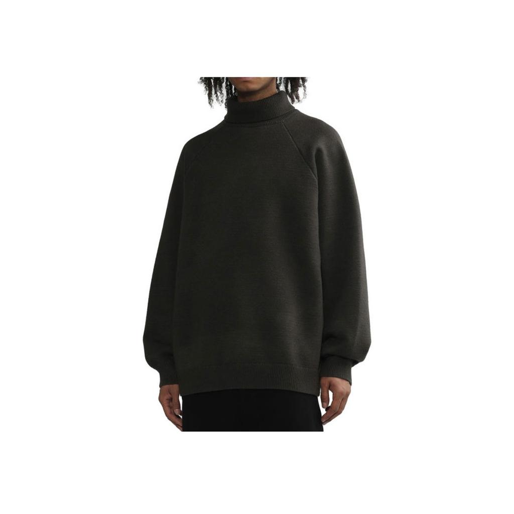 Fear Of God Essentials SS23 Knit Turtleneck Solid Color Casual American Heavyweight Sweater Men sweater Light-Black FOG-SS23-416
