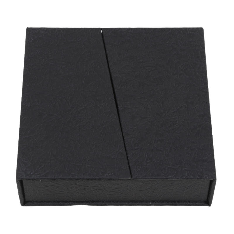 Magnetická výklopná krabička na šperky s dvojitým otevíráním Krabička na náušnice, náhrdelník, prsten Organizér na šperky Silný kraftový papír Krabička na šperky