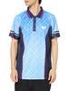 Unisex Table Tennis Uniform Full Coral Shirt 45130 Blue 3S (177)