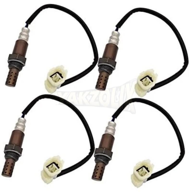 4pcs 234-4105 234-4033 Oxygen O2 Sensor 1 2 Bank 1 2 for Suzuki Grand Vitara 2.5L V6 1999 2000 Upstream Downstream Front Rear