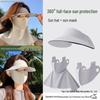 Women's Summer UV Protection Facekini Set: Full Face Mask, Sun Hat, and Neck Guard