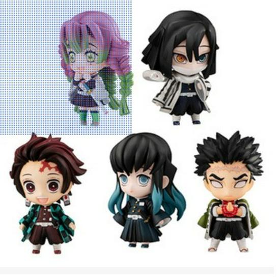 Trendy klíčenky Demon Slayer: Kreslené přívěsky na klíče od auta a přívěsky na tašku