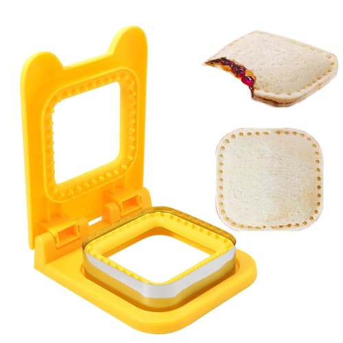 Sandwich Mold, Sealer, Sandwich Cutter Press, Square, Quick Cooking, Bento Making, Homemade Bento Sandwiches, Bread Making Tool, Sandwich, Bread Cutte