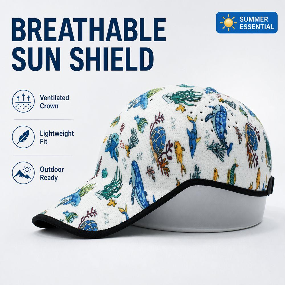Seamless Sports Hat Quick Drying Visor Cap Creative Gift Baseball Cap