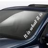 Premium Quality Side Windshield Banner Decal Sticker - 20 Inch - Enhance Your Car's Style and Visibility