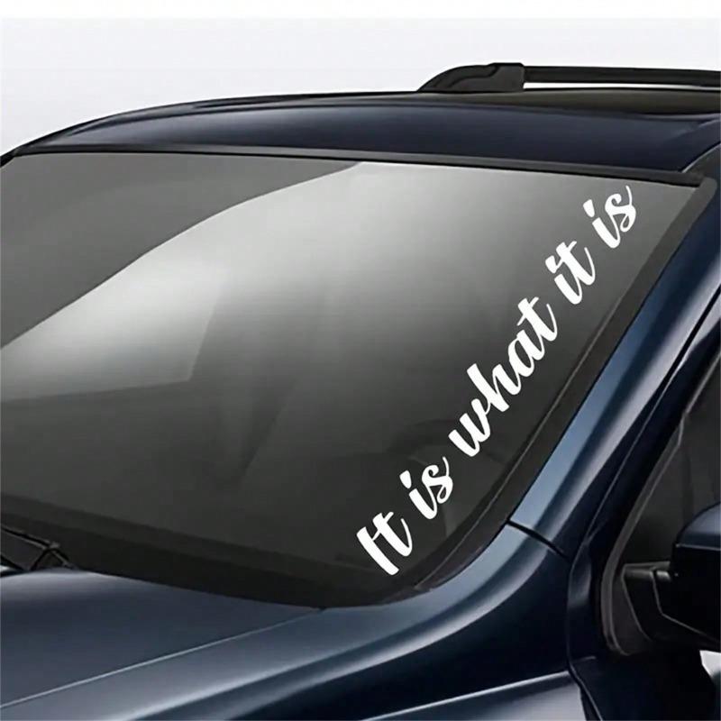 Premium Quality Side Windshield Banner Decal Sticker - 20 Inch - Enhance Your Car's Style and Visibility