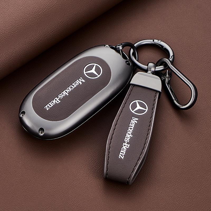 Key Fob Cover for Mercedes Benz EQS450 2024, Key Fob Case for Benz EQE350 S580 C300 C-ClassSmart key accessories ZK9