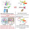 Ceiling Fan Lights RGB APP Remote Control Dimming Smart Light E27 Socket Timed for Living Room Kitchen Bedroom LED Lighting