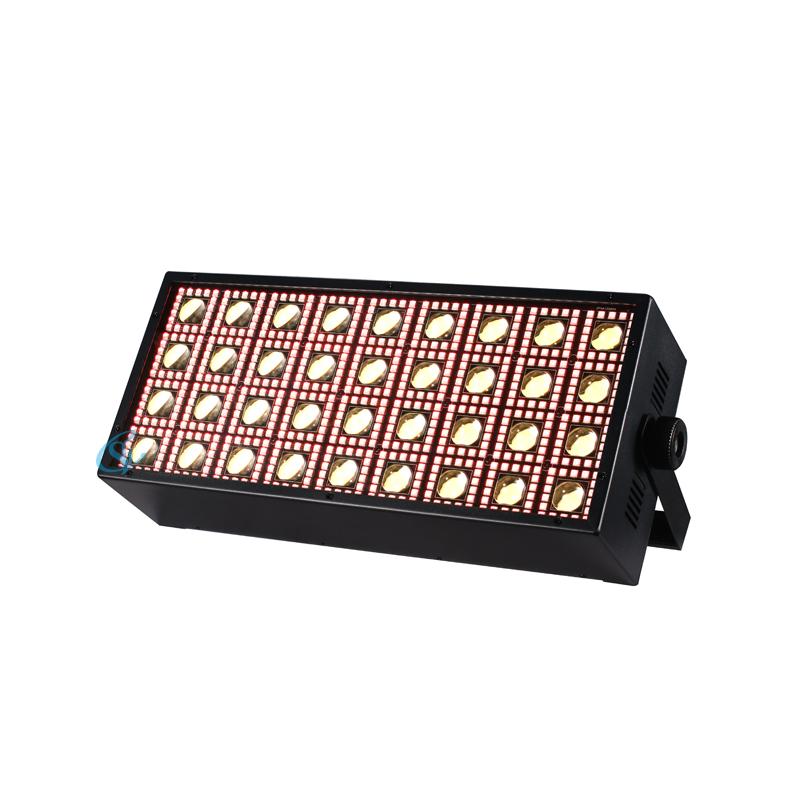 36xLED Stage DJ Lights  Warm White Matrix Strobe Effect Wash Light DMX Voice Control For Disco Bar  Party Performance