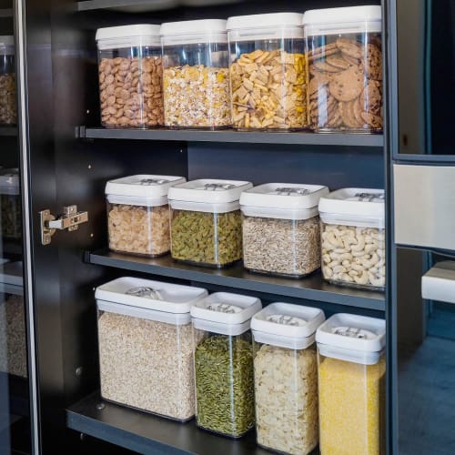 Felli FlipTight Food Storage Containers with Airtight Lids, Large Variety, 5-Piece Set