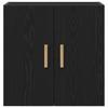 Wall Mounted Cabinet Black Oak Effect 60 x 30 x 60 cm Engineered Wood