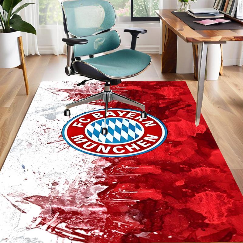 Bayern Munich Design Area Rug - Non-Slip, Soft & Cozy Floor Mat for Living Room, Bedroom, Office - Indoor/Outdoor Decorative Carpet