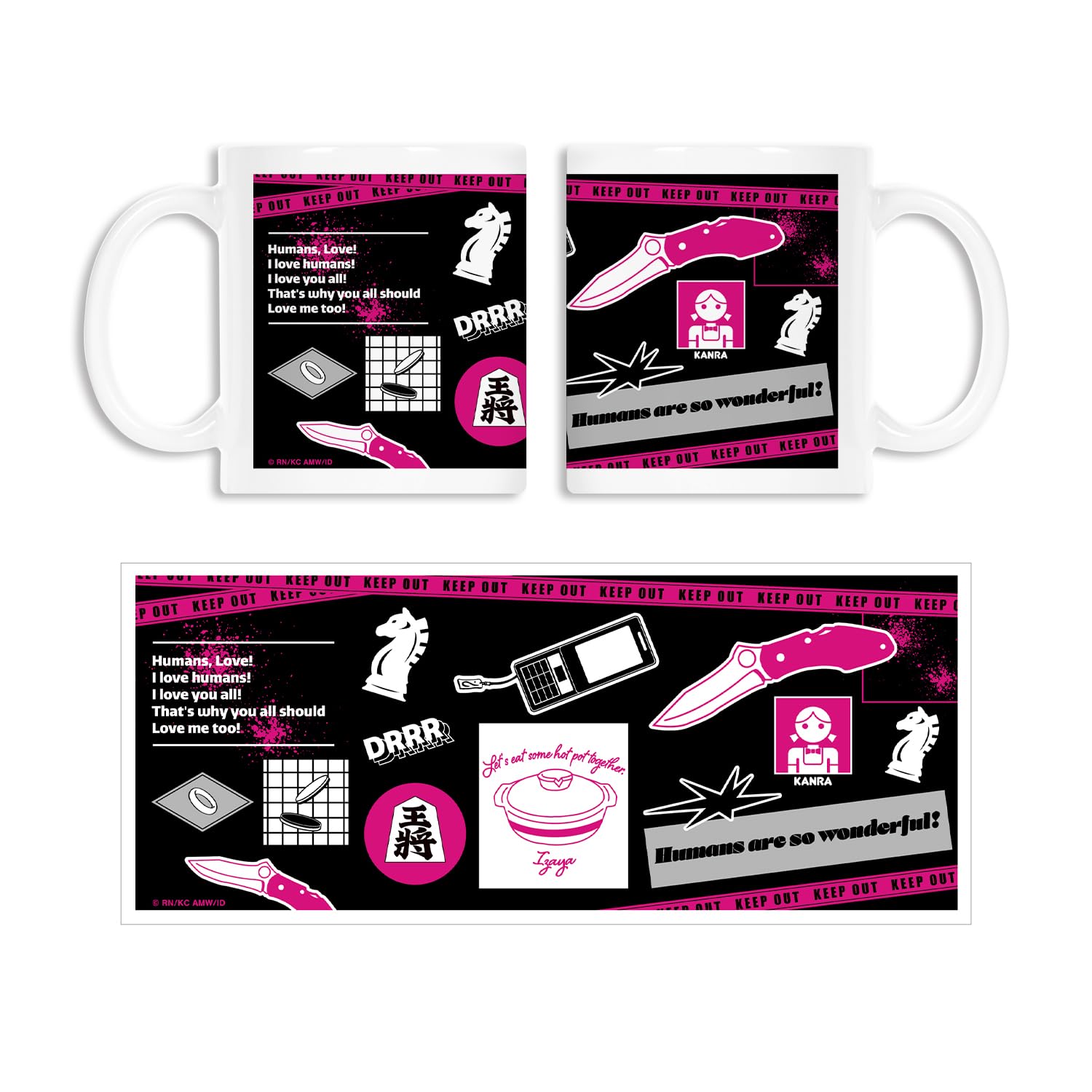 

TV Anime x Izaya Orihara ar Unity Motif Mug Durarara!! 2