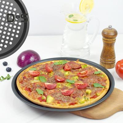 Pizzablech aus Edelstahl, hitzebeständig, wiederverwendbar, 30,5 cm, Toastform, Kuchenform, Pizza-Backwerkzeug