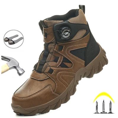 Sneakers Unzerstörbare Schuhe Arbeitssicherheitsschuhe mit Stahlkappe Durchstichfest Männliche Sicherheits-Schutzschuhe Taktische Stiefel