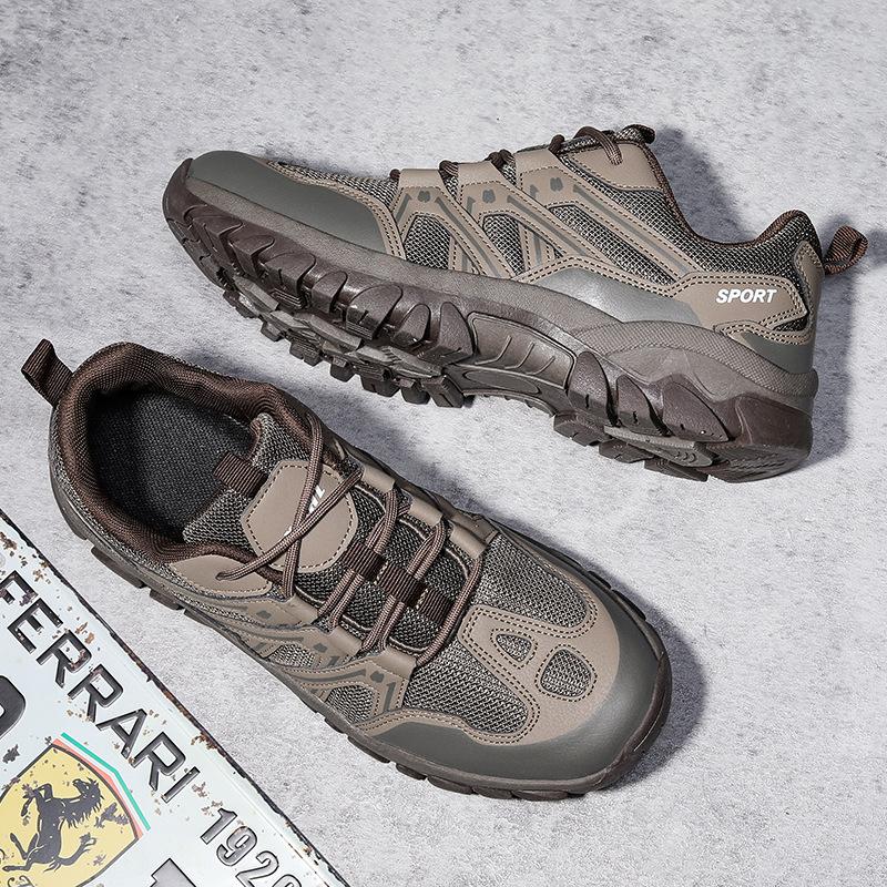 Breathable new large size outdoor couple hiking shoes leisure travel sports shoes