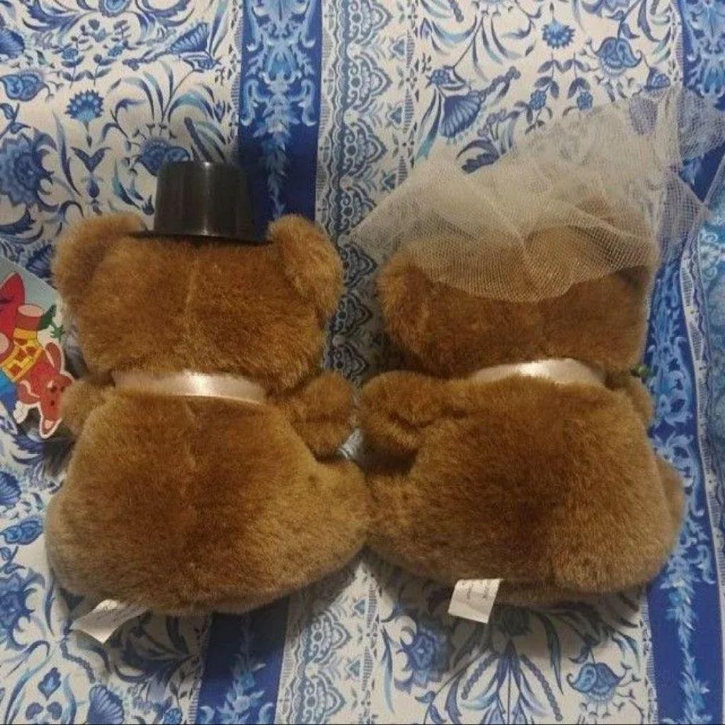 [USED] Nani Stufs Wedding Bear Vintage Teddy Bear Plush Toy