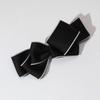 Black White Ponytail Hair Clip Charming Headwear New Imitation Bow Hairpin  Women Girls