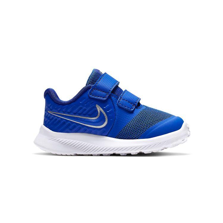 Nike Star Runner 2 Confortable Léger Antidérapant Amortissant Basse Cheville Chaussures de Marche Baskets pour Bébé Bleu Foncé AT1803-400