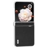 For Honor Magic V Flip 5G Case Matte Frame Genuine Cow Leather Back Cover