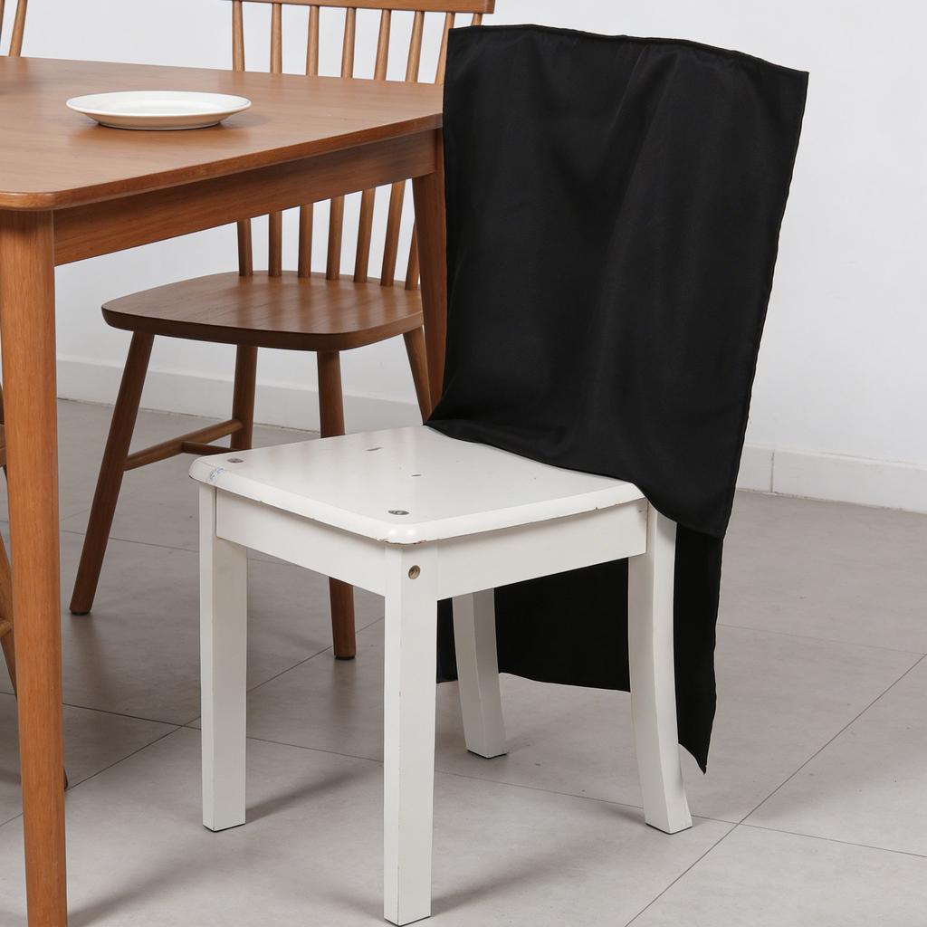 Chair Back Covers Dining Chairs Orange Anti-Stain Oilproof Anti-Theft Banquet Bbq Hotpot Catering Hotel Restaurant Seat Back