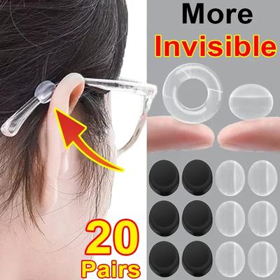 1-20 perechi Mini Invizibil Cârlig de Ureche Ochelari Accesorii Silicon Ochelari Prindere Anti-Alunecare Vârf Braț Suport Ochelari Ochelari