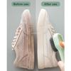 Schuhbürste Reinigungsbürste zum Reinigen von Schuhen für Hausschuhe Sneaker Gummi Weichborstig Flüssige Schuhreinigungsbürste Kleiderbürste