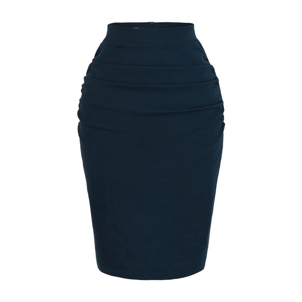 Feng Dian Mei Ku Herbst 2025 Faltenrock mit hohem Bund, sexy Schlitz für Damen - Europäischer & Amerikanischer Stil