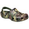 Crocs Classic Camouflage Clog EVA Clogs Unisex Green Brown 211936-3TC