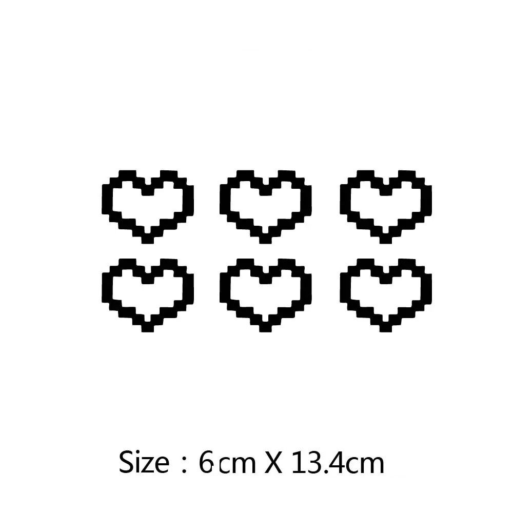 Scratch Blocking Mosaic Love Car Sticker Car Body Decoration  For Car/Laptop/Window/Motorcycle