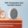 Tuya WiFi Temperature Humidity Sensor Intelligent Hygrothermograph Meter with High and Low Temperature Alarm Function