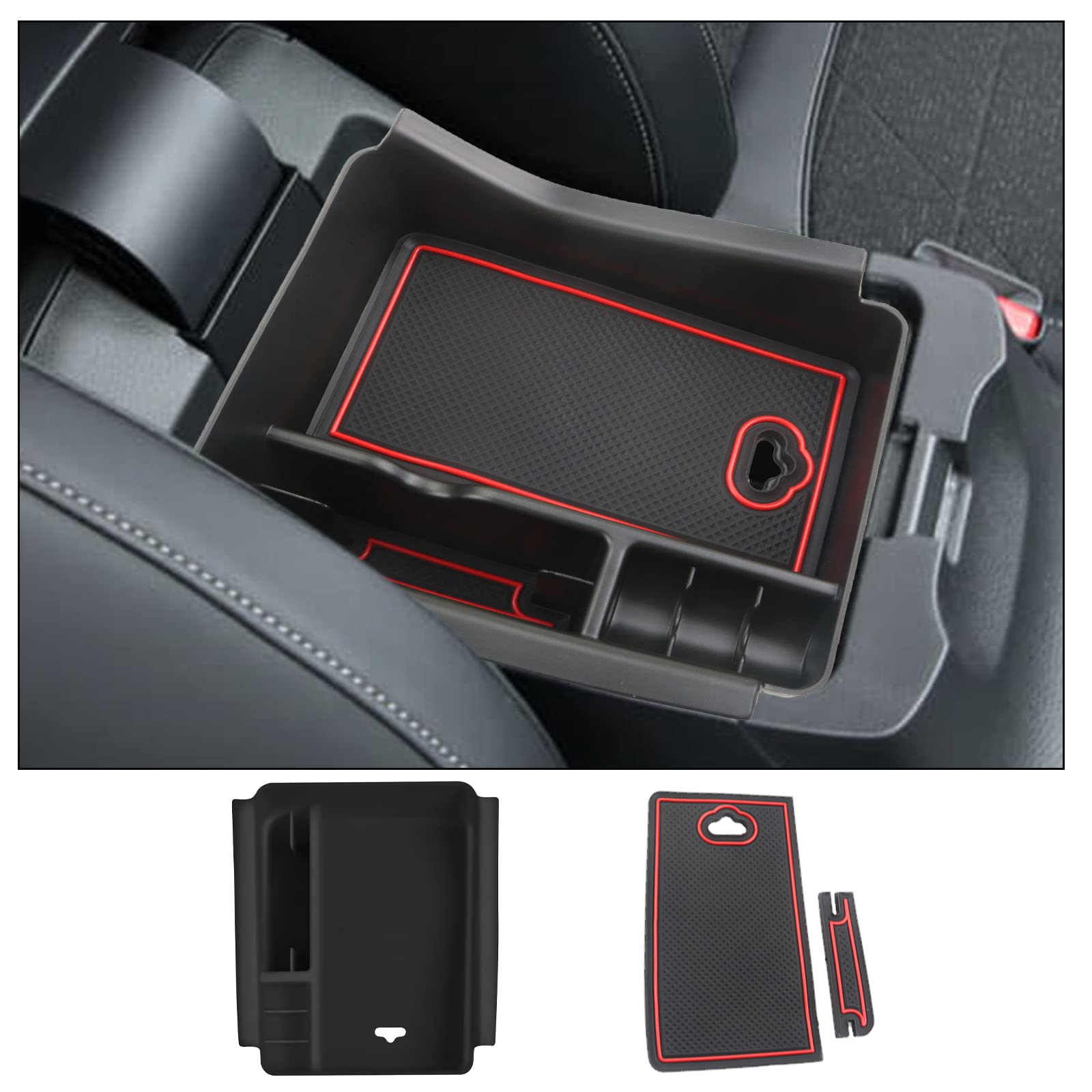 

CDEFG 2021 Honda Vezel, 2-е поколение, Специальный ящик для хранения в центральной консоли, Мелкие предметы, Хранение 2021 Honda Vezel 2nd красный