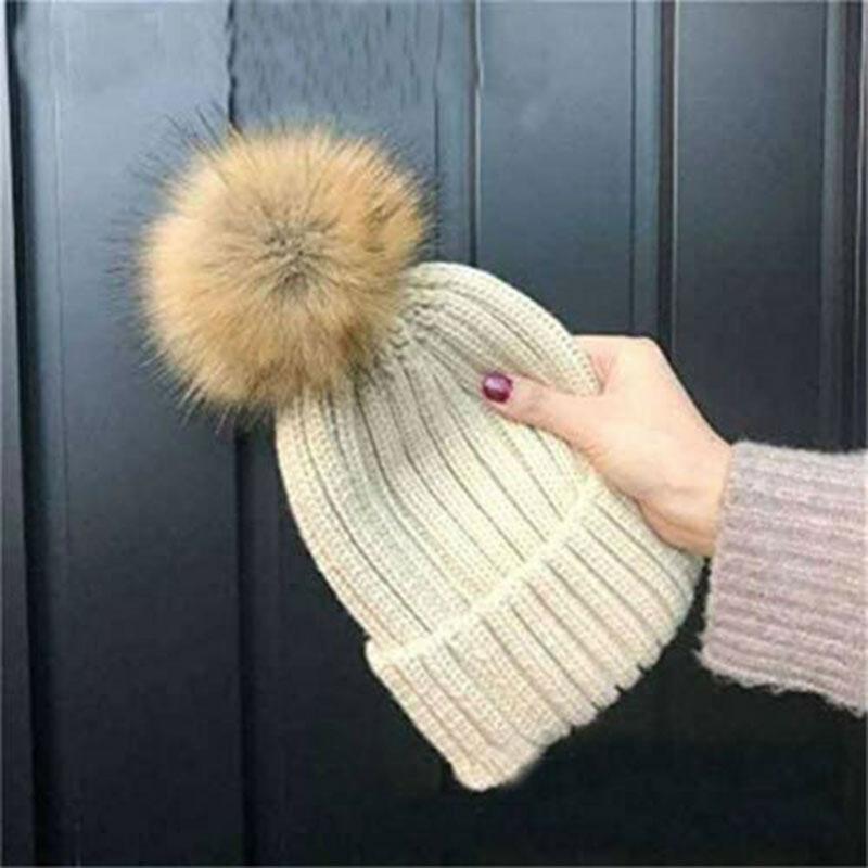 Buy 6Pcs Faux Fox Fur Fluffy Pom Pom 