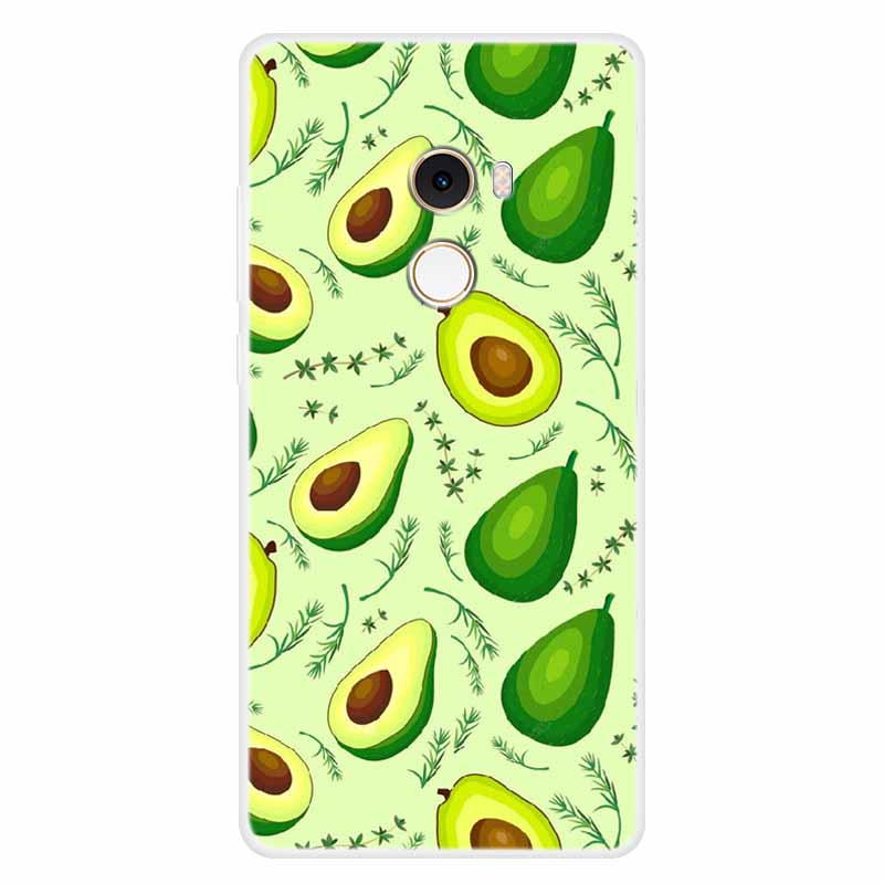 For Xiaomi Mix 2 Case Luxury Soft Silicone Back Cover Case For Xiaomi Mi Mix2 MDE5 Coque TPU Cartoon Bumper Funda Cute Shell