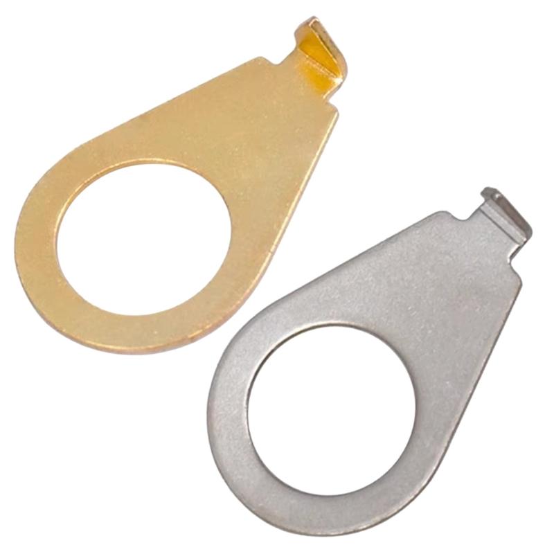 10 Pcs Electric Guitar Knob Pointer Washer Replacement Guitar Knobs Pointer Indicator Plates Electric Guitar Accessories