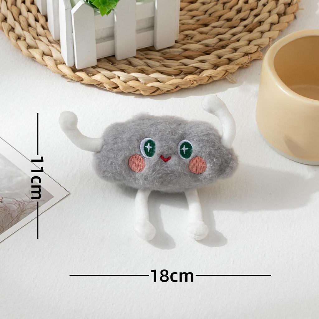 New Catnip Plush Toy: Cat Grass-Infused, Bite & Scratch Resistant, Self-Entertaining Doll for Cats