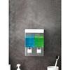 Dispenser di Sapone da Parete Stile Moderno Minimalista, Non Richiede Foratura per Hotel & Casa Bagno & Cucina Casa