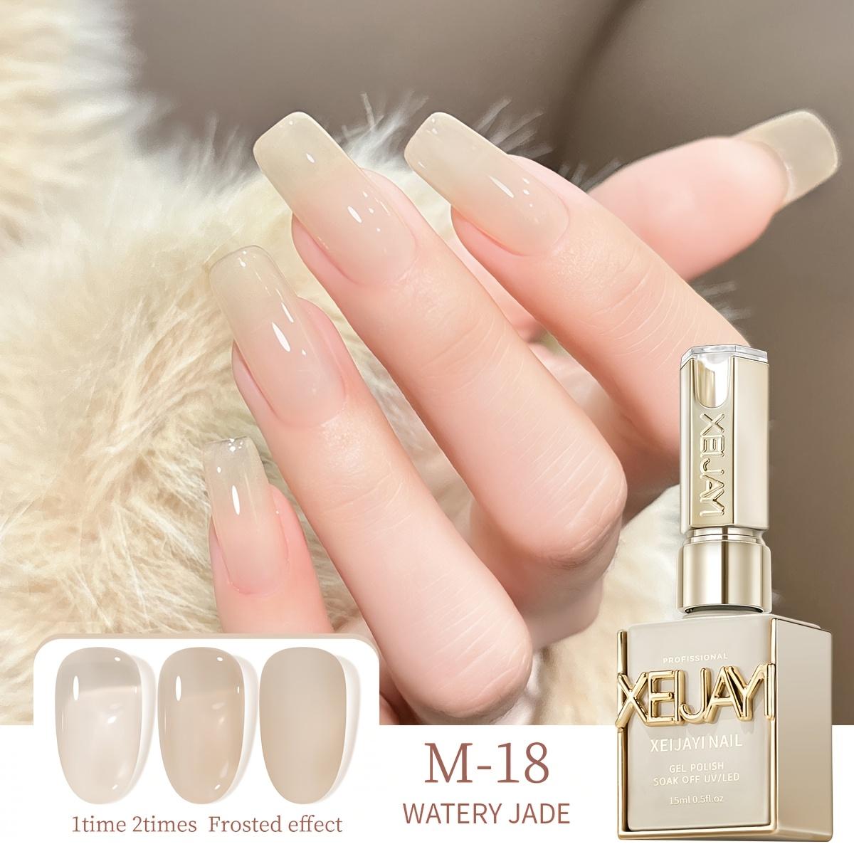 

Ледяной прозрачный нюдовый желе гель лак для ногтей розовые ногти белые ногти гель лак маникюр лак для ногтей ME018