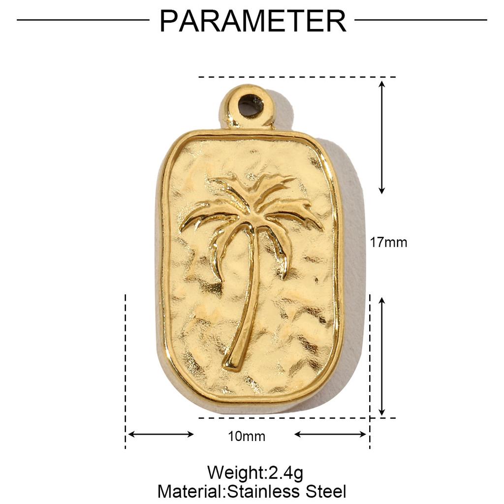 3pcs/Lot Stainless Steel Enamel Palm Flip Flop Shell Diy Charm Women Watermelon Strawberry Necklace Pendant Summer Ocean Jewelry