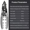 Useful Metal Wire Stripper Ergonomic Handle Multi-function Crimpper Electricians Hand Tools Wireman Maintenance Tool
