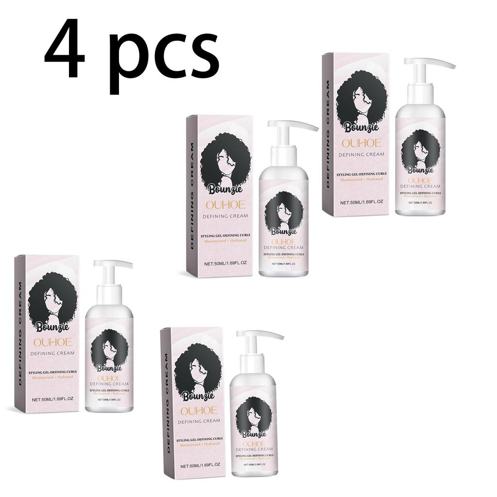 OUHOE Krem Objętościowy do Loków Odżywcza Regeneracja do Loków Gładka Tekstura Utrwalenie Stylizacji Do Włosów 50ml