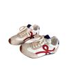 Inner Height Increase German Training Shoes Women's 2025 Spring New Retro Versatile Ugly Cute Fashion Leather Sports and Leisure Forrest Gump Shoes