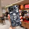 Fashin Skeleton Skull Pattern Phone Case For iPhone XR X XS 12 13 11 14 Plus Pro MAX 7 8 Plus SE 2020 Soft Silicone Back Covers