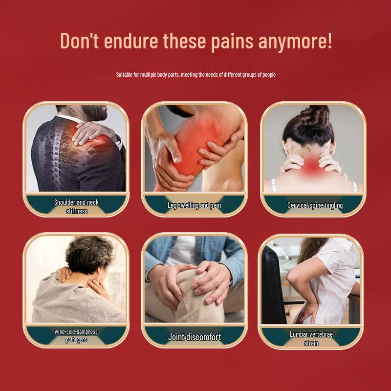 Bangruite Ancient Formula Black Plaster Patch for Neck, Shoulder, Waist, and Leg Discomfort